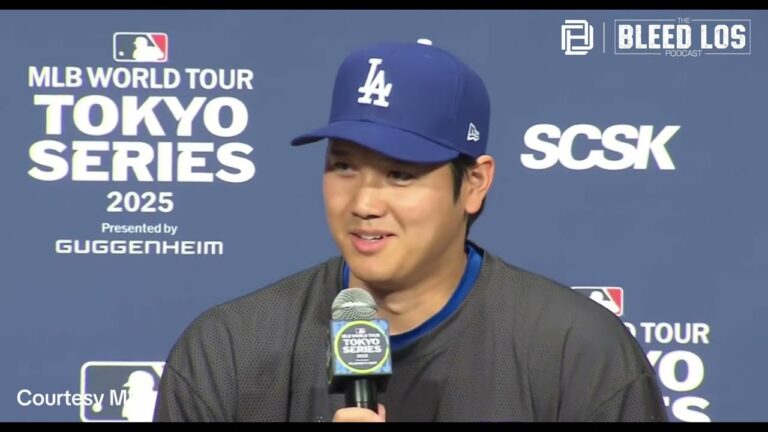 大谷翔平、山本由伸、佐々木朗希がシカゴ・カブスと対戦する東京シリーズについて話し合う
