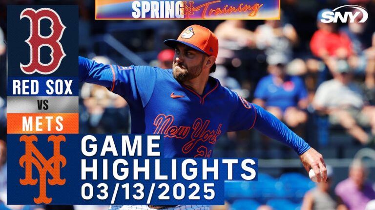 Mets vs Red Sox（3/13/25）|メッツのハイライト