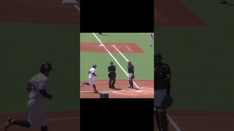 スワローズ三ツ俣大樹 強風にのって特大ホームラン【ヤクルトスワローズ対 千葉ロッテマリーンズ イースタン2024年4月19日】