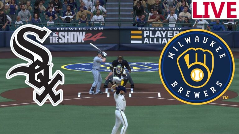 🔴Live🔴ChicagoWhiteSoxvs Milwaukee Brewers/ Baseball Spring Training// MLB The Show 2024