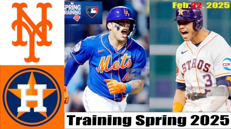 ニューヨークメッツVs.ヒューストンアストロズゲームのハイライト| MLBトレーニング2025年春