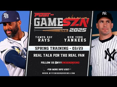 Post Gameszn：Tampa Bay Rays @ New York Yankees