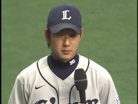 Bs2-6L  8月30日 ルーキー野上3勝目！ヒーローインタビュー