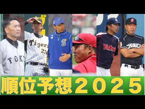 【全的中予言】２０２５年セ・リーグ順位予想！！！【割と無難】