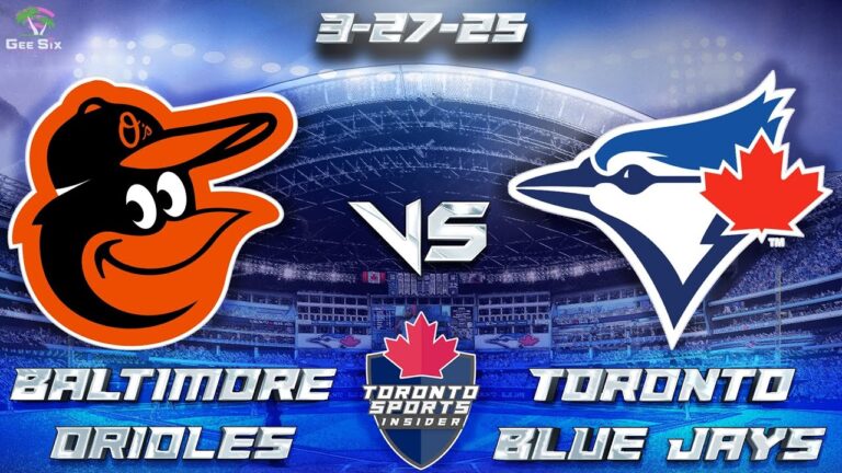 3-27-25ボルチモアオリオールvsトロントブルージェイズゲームオーディオ| MLBオープニングデイライブキャスト＆チャット