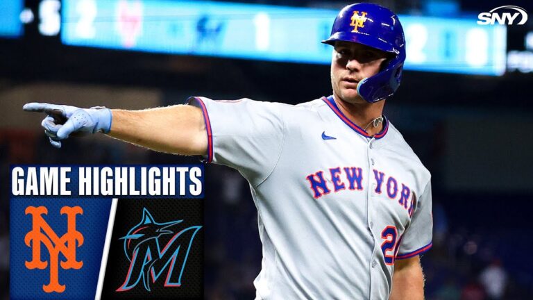 Mets vs Marlins（3/31/25）|ピートアロンソグランドスラム| NY Metsのハイライト