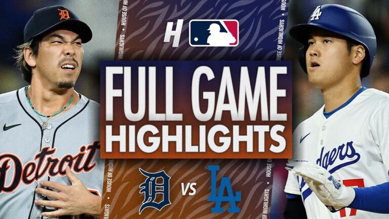 デトロイトタイガースvsロサンゼルスドジャース - フルゲームのハイライト| 2025年3月29日MLB開幕週