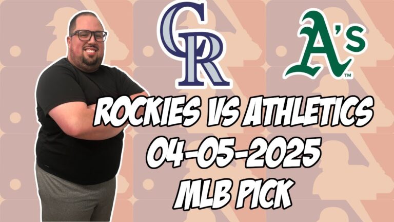 オークランドAの対コロラドロッキーズ4/5/25 MLBピック＆予測| MLBベットのヒント