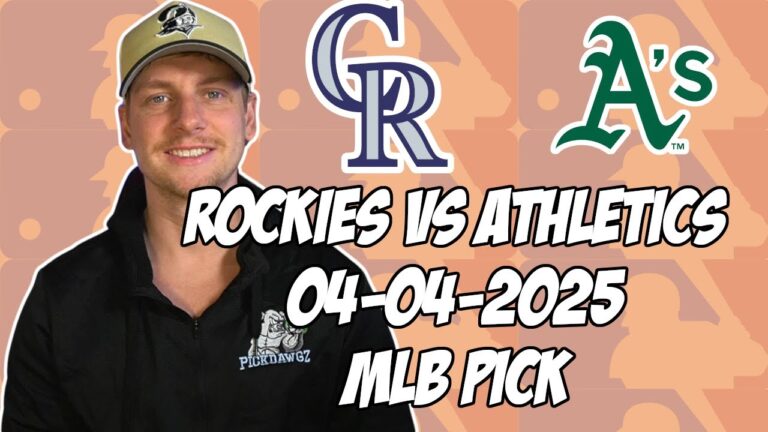 オークランドAの対コロラドロッキーズ4/4/25 MLBピック＆予測| MLBベットのヒント