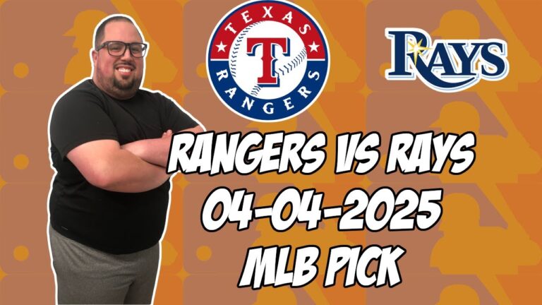 テキサスレンジャーズ対タンパベイレイズ4/4/25 MLBピック＆予測| MLBベットのヒント