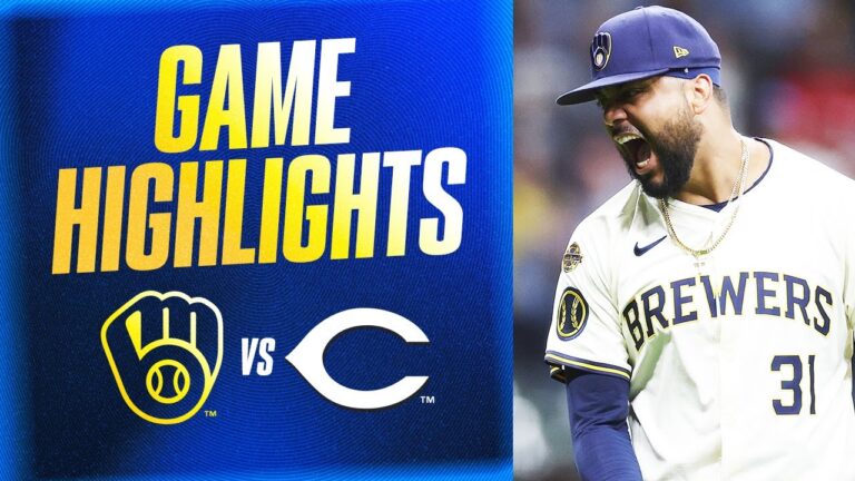 Reds vs Brewers Game Highlights (4/3/25) | MLB Highlights