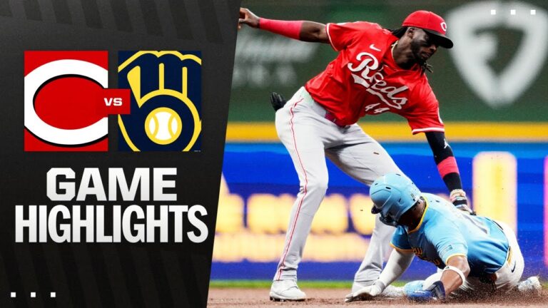 Reds vs. Brewers Game Highlights (4/4/25) | MLB Highlights