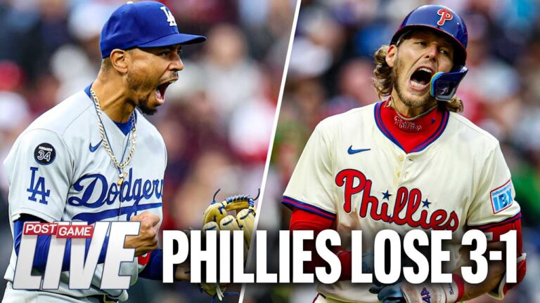 長いボールバイトノラ再び、攻撃はドジャースに3-1の敗北で静かになります| Phillies PGL