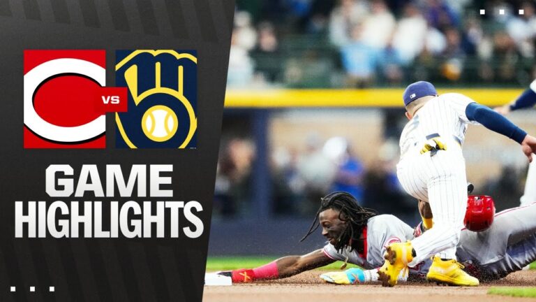 Reds vs. Brewers Game Highlights (4/6/25) | MLB Highlights