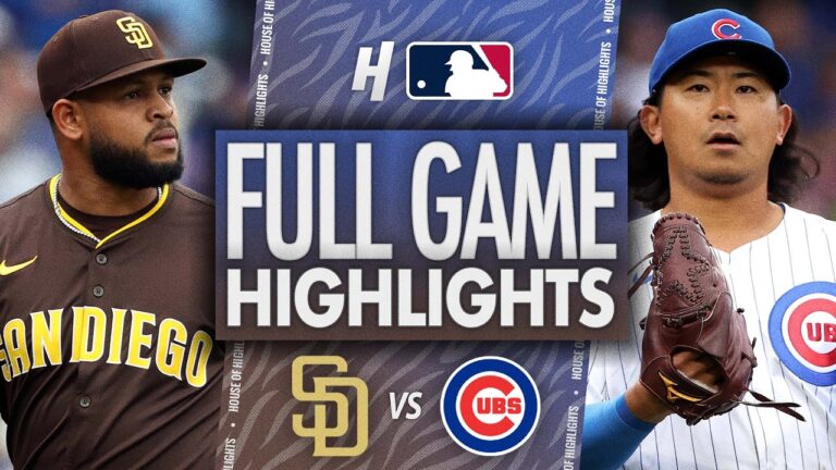 サンディエゴパドレス対シカゴカブス - フルゲームのハイライト| 2025年4月4日MLBシーズン