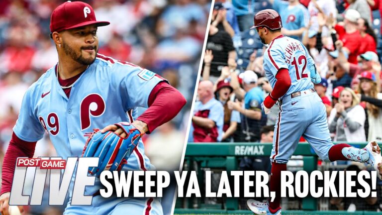 フィリーズは、2025年の最初のホームスタンド中にロッキーを一掃した後、5-1に改善します| Phillies PGL