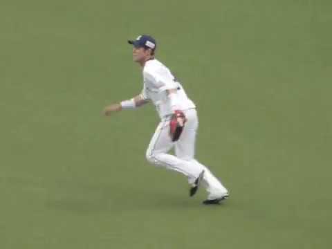 【西武ファン必見】 木村文紀、正右翼手の座を取るべく奮闘中！　強肩が魅せる試合前ノックをお楽しみください！ 180513