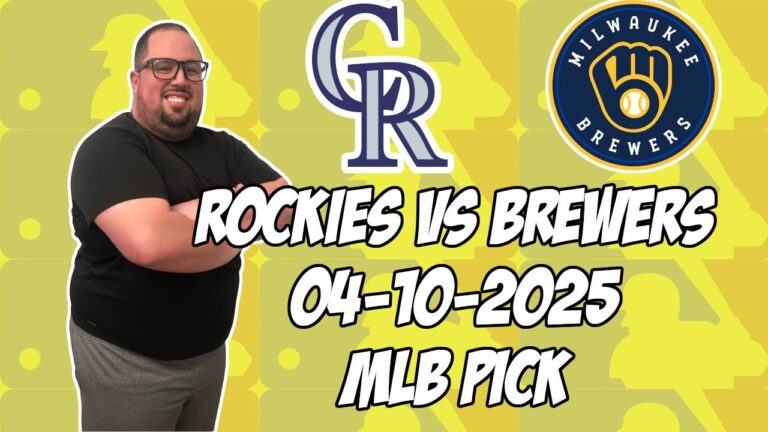 ミルウォーキーブリューワーズ対コロラドロッキー4/10/25 MLBピック＆予測| MLBベットのヒント