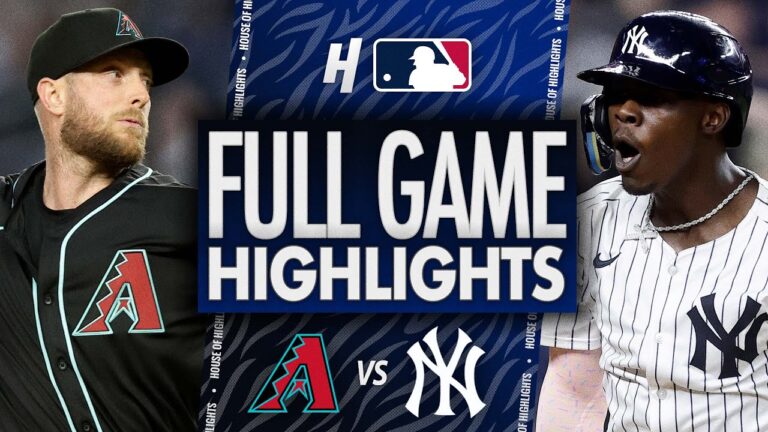 アリゾナダイヤモンドバックス対ニューヨークヤンキース - フルゲームのハイライト| 2025年4月3日MLBシーズン