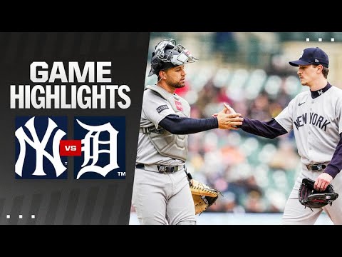 Yankees vs. Tigers Game Highlights (4/9/25) | MLB Highlights