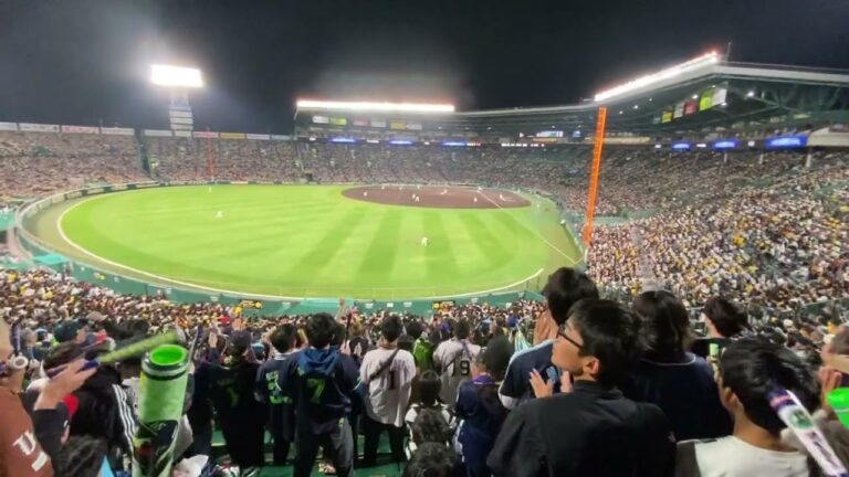 ヤクルト　チャンステーマ1（夏祭り）→増田珠同点タイムリー→東京音頭　甲子園球場　4/9