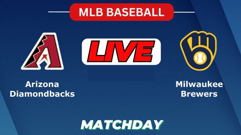 🔴Live：アリゾナダイヤモンドバックスvsミルウォーキーブリューワーズ| MLB 2025 | MLBライブ野球スコア