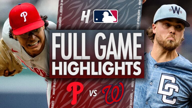 フィラデルフィアフィリーズvsワシントンナショナルズ - フルゲームのハイライト| 2025年3月29日MLBシーズン
