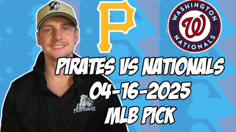 ピッツバーグパイレーツ対ワシントンナショナルズ4/16/25 MLBピック＆予測| MLBベットのヒント