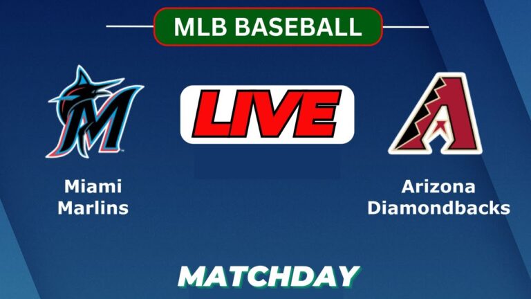 🔴Live：マイアミマーリンズ対アリゾナダイヤモンドバックス| MLB 2025 | MLBライブ野球スコア2025