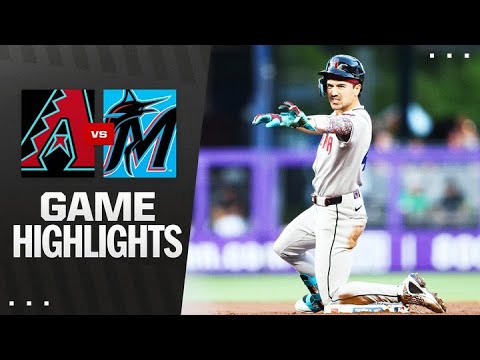 D-Backs vs. Marlinsゲームのハイライト（4/15/25）| MLBハイライト|アリゾナダイヤモンドバックス