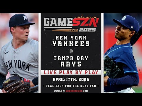 Gameszn Live：ニューヨークヤンキース @タンパベイレイズ - ウォーレンvs.ブラッドリー