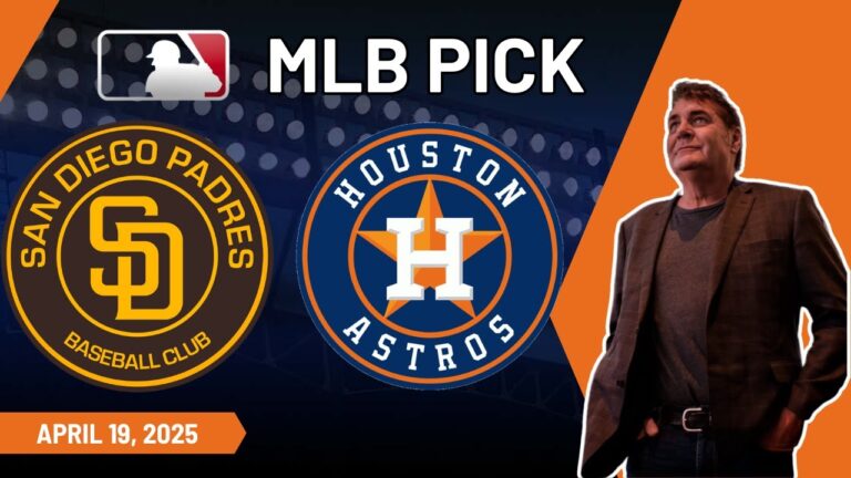 MLBピックと予測 - サンディエゴパドレスvsヒューストンアストロズ、4/19/25無料のベストベット＆オッズ