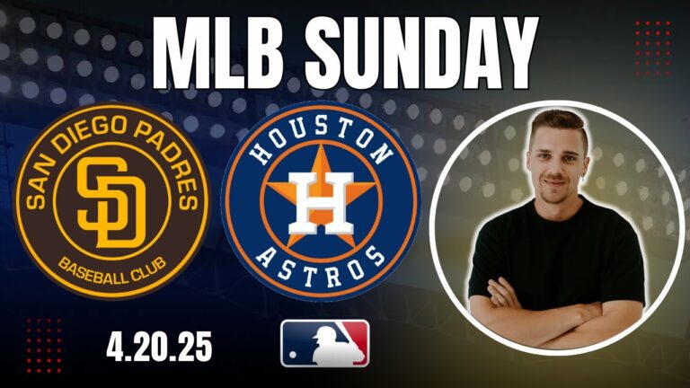 パドレスvsアストロズ-MLBベストベット - 日曜日4/20/25 | Nick Menken MLBは、ピックと予測を選択します