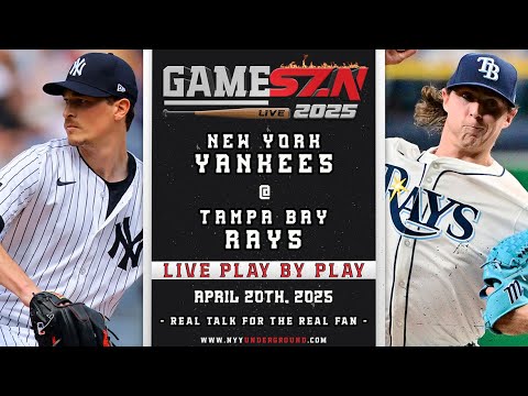 Gameszn Live：ニューヨークヤンキース @タンパベイレイズ - 揚げvs.ペピオット