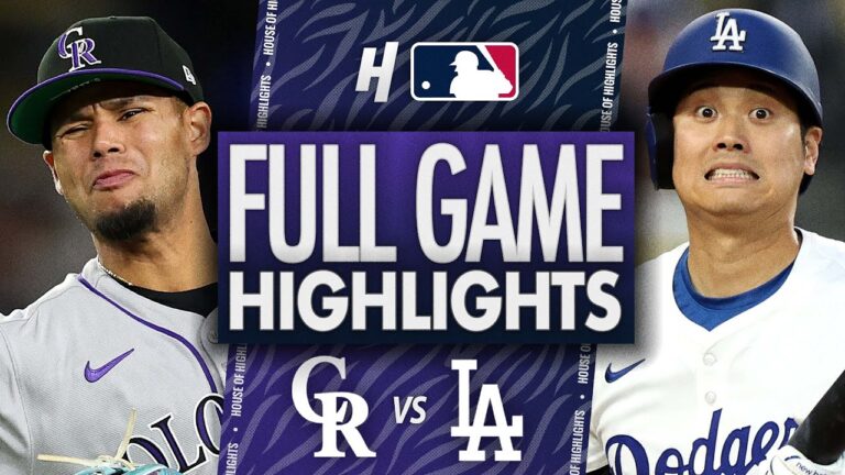 コロラドロッキーズ対ロサンゼルスドジャース - フルゲームのハイライト| 2025年4月15日MLBシーズン