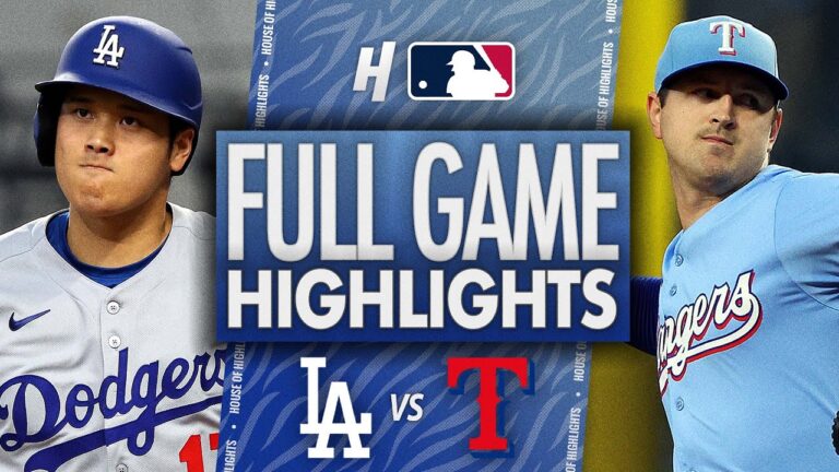 ロサンゼルスドジャースvsテキサスレンジャーズ - フルゲームのハイライト| 2025年4月20日MLBシーズン