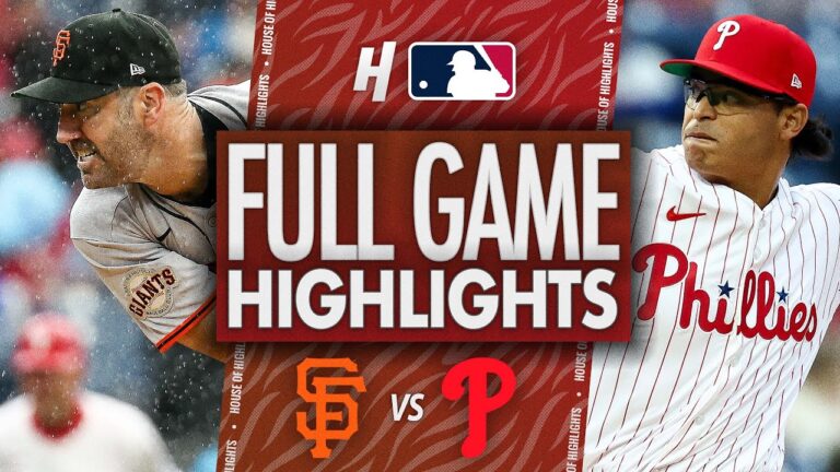 サンフランシスコジャイアンツ対フィラデルフィアフィリーズ - フルゲームのハイライト| 2025年4月15日MLBシーズン