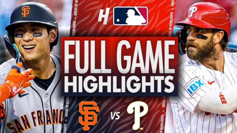 サンフランシスコジャイアンツ対フィラデルフィアフィリーズ - フルゲームのハイライト| 2025年4月14日MLBシーズン