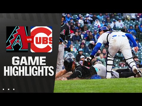 D-Backs vs. Cubsゲームのハイライト（4/20/25）| MLBハイライト|アリゾナダイヤモンドバックス