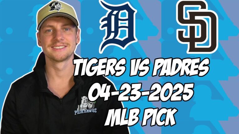 デトロイトタイガースvsサンディエゴパドレス4/23/25 MLBピック＆予測| MLBベットのヒント