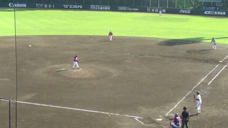 埼玉武蔵ヒートベアーズ大宅健介〜ジャイアンツ前田研輝を外野フライに打ち取る＜NPB独立リーグ交流戦 読売ジャイアンツ 対 BCL選抜 2024年9月12日＞