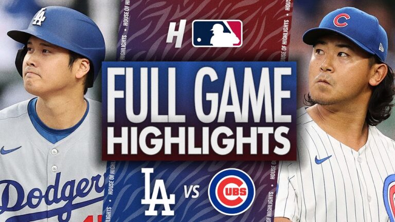 ロサンゼルスドジャースvsシカゴカブス - フルゲームのハイライト| 2025年4月22日MLBシーズン
