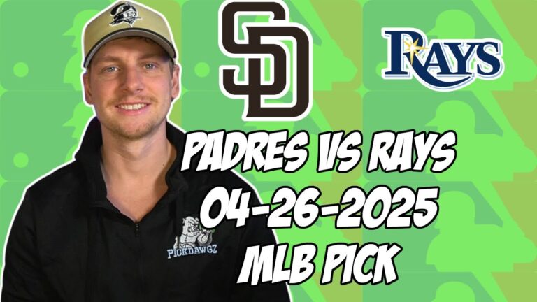 サンディエゴパドレスvsタンパベイレイズ4/26/25 MLBピック＆予測| MLBベットのヒント