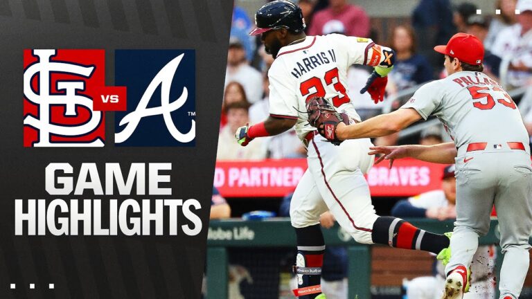 Cardinals vs. Braves Game Highlights (4/22/25) | MLB Highlights