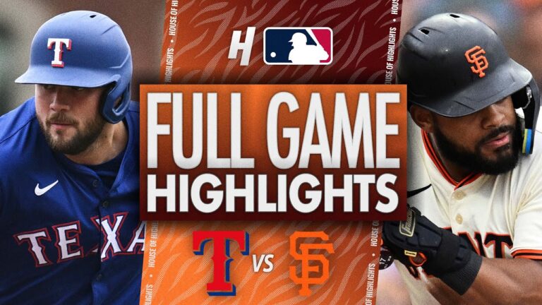 テキサスレンジャーズ対サンフランシスコジャイアンツ - フルゲームのハイライト| 2025年4月27日MLBシーズン