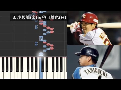 【プロ野球応援歌検証】 小坂誠(楽天)&谷口雄也(日本ハム) ハモリ合成