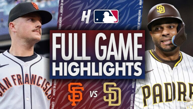 サンフランシスコジャイアンツvsサンディエゴパドレス - フルゲームのハイライト| 2025年4月29日MLBシーズン