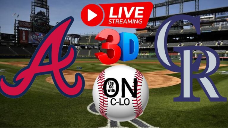 Atlanta Braves vs Colorado Rockies。ライブMLB野球。プレイバイプレイ＆3Dプリエンテーションなど！
