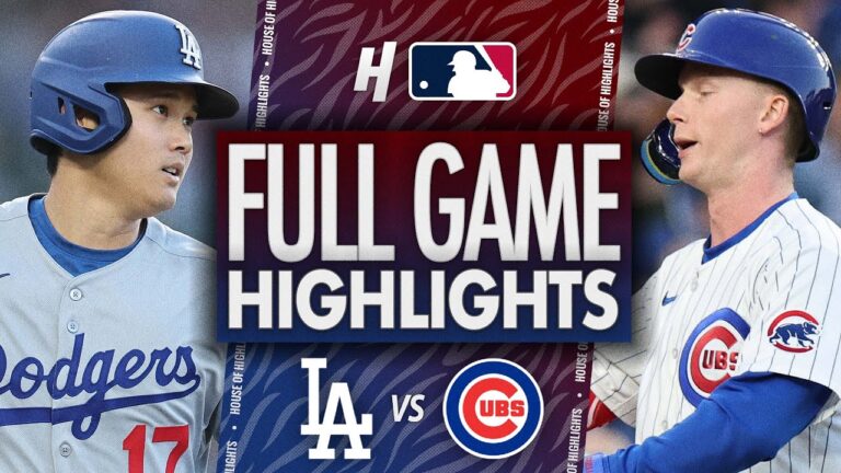 ロサンゼルスドジャースvsシカゴカブス - フルゲームのハイライト| 2025年4月23日MLBシーズン
