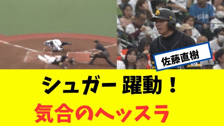 【ホークス】 シュガー躍動！ 気合のヘッスラｗｗｗｗｗ【なんＪ】